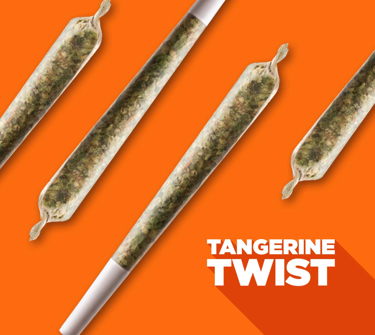 Tangerine Twist with roll
